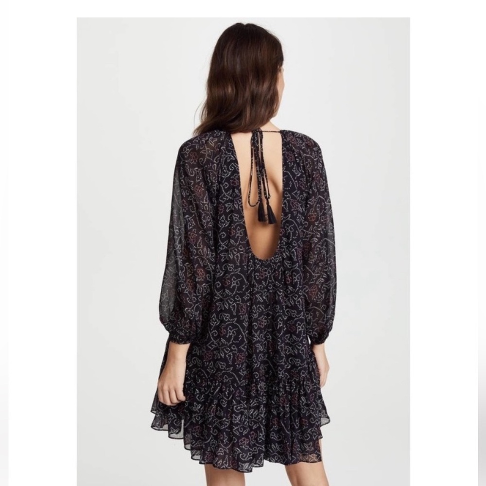 Ulla Johnson Silk‎ Adena Mini Dress Size 10 Shibori